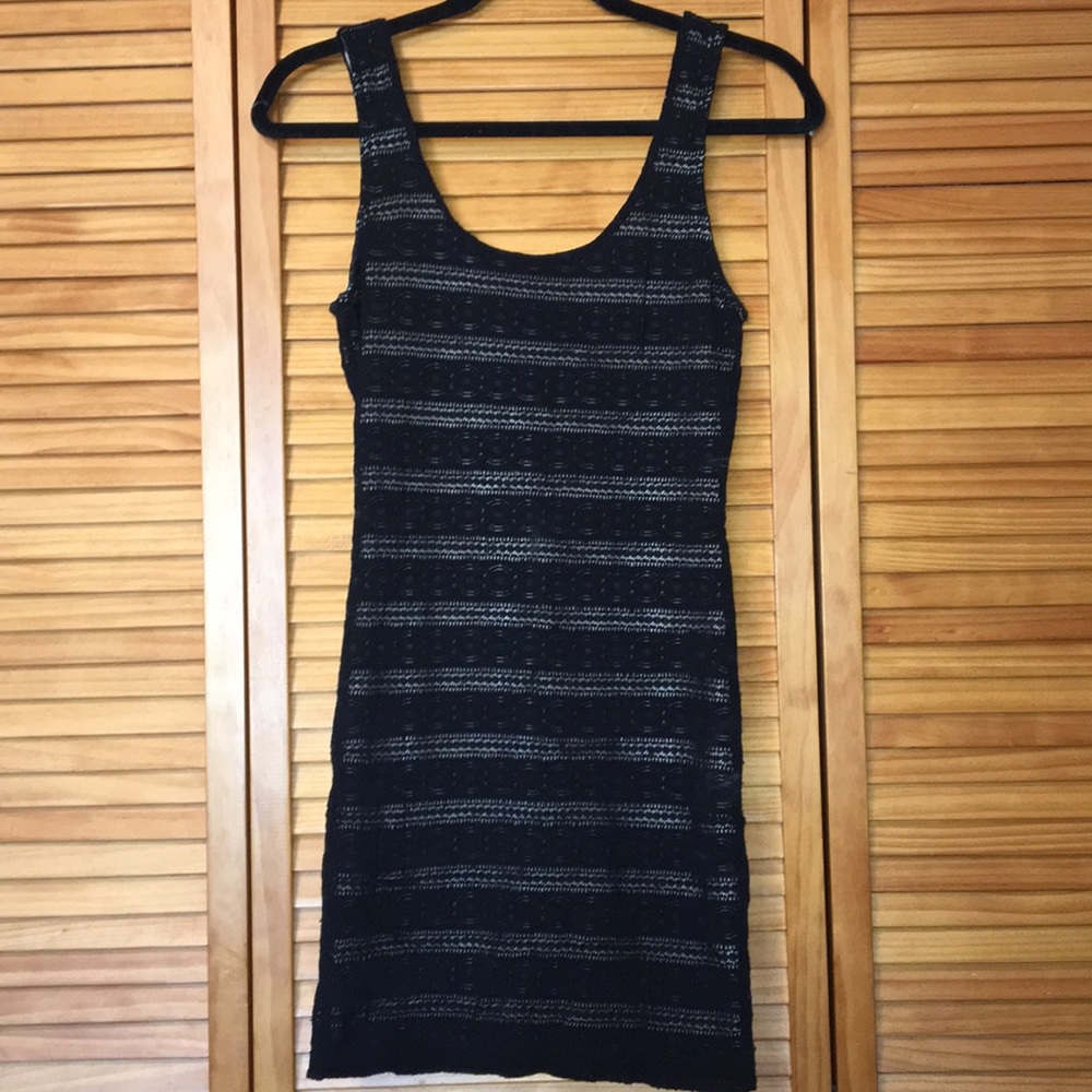 Double layered lace bodycon dress